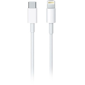 Зареждащ и Дата кабел USB Type-C към Lighting за Apple iPhone 11 6.1 / Apple iPhone 11 Pro 5.8 / Apple iPhone 11 Pro Max 6.5 бял